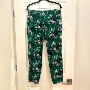 Athleta tropical print lightweight joggers with pockets - 8